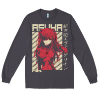 Smoke asuka evangelion Long Sleeve Tee - ArtMosaic