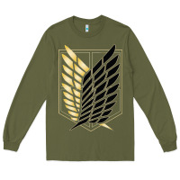 Army Green Shingekis no kyojinn Long Sleeve Tee - ArtMosaic