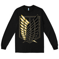 Black Shingekis no kyojinn Long Sleeve Tee - ArtMosaic