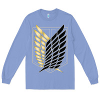 Colony Blue Shingekis no kyojinn Long Sleeve Tee - ArtMosaic