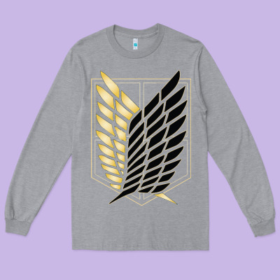 Shingekis No Kyojinn Long Sleeve Tee Designed By Artmosaic