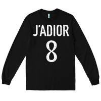 Black j’adior 8 Long Sleeve Tee - ArtMosaic