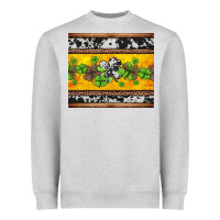 Heather Grey st Patricks day western shamrock Heavyweight Sweatshirt - Jasminsmagicworld