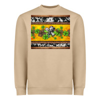 St Patricks Day Western Shamrock Heavyweight Sweatshirt | Teevron