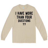 Mushroom i have more than four questions Long Sleeve Tee - ArtMosaic