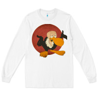 White beaky buzzard 1 Long Sleeve Tee - ArtMosaic