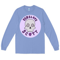 Colony Blue Penelope Scott Skeleton Long Sleeve Tee - ArtMosaic