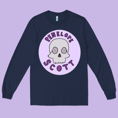 Penelope Scott Skeleton Long Sleeve Tee Designed By Artmosaic