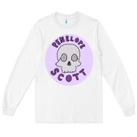White Penelope Scott Skeleton Long Sleeve Tee - ArtMosaic