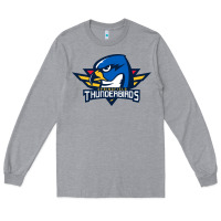 Heather Grey springfield thunderbirds Long Sleeve Tee - ArtMosaic