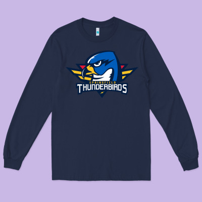 Springfield Thunderbirds Long Sleeve Tee Designed By Artmosaic