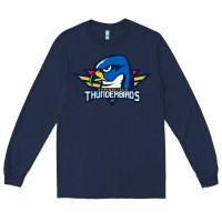 Navy springfield thunderbirds Long Sleeve Tee - ArtMosaic