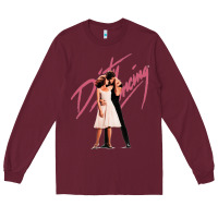 Burgundy Dirty Dancing DIRTY DANCING Classic Long Sleeve Tee - ArtMosaic