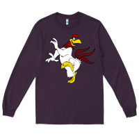 Plum foghorn leghorn looney Long Sleeve Tee - ArtMosaic