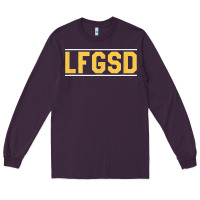 Plum Exclusive Brown LFGSD Official Fun Design T Shirt Long Sleeve Tee - ArtMosaic