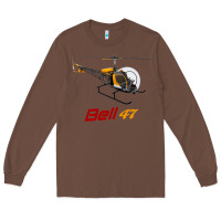 Chestnut bell 47 helicopter Long Sleeve Tee - ArtMosaic