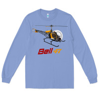 Colony Blue bell 47 helicopter Long Sleeve Tee - ArtMosaic