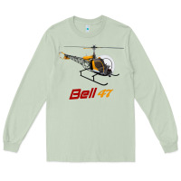 Matcha bell 47 helicopter Long Sleeve Tee - ArtMosaic