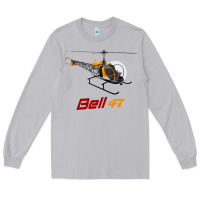 Moon Dust bell 47 helicopter Long Sleeve Tee - ArtMosaic