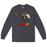 Smoke bell 47 helicopter Long Sleeve Tee - ArtMosaic
