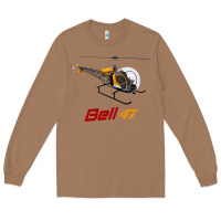 Toasted Coconut bell 47 helicopter Long Sleeve Tee - ArtMosaic