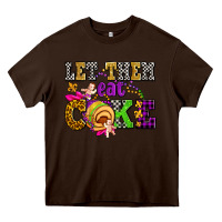 Chocolate Brown let them eat cake olivia Heavy Core Tee - OliviaCreatesArt