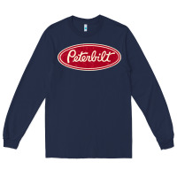 Navy peterbilt truck racing vintage Long Sleeve Tee - ArtMosaic