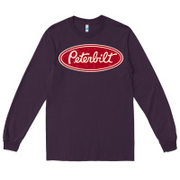 Plum peterbilt truck racing vintage Long Sleeve Tee - ArtMosaic