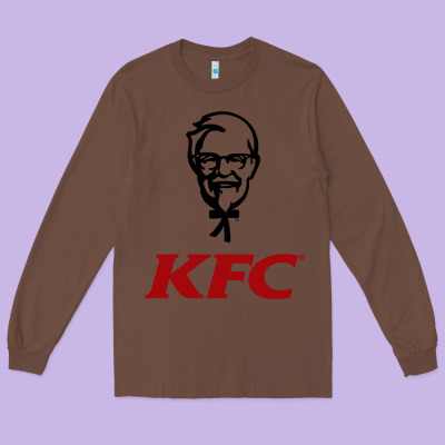 K.f.c-restaurant Long Sleeve Tee Designed By Artmosaic