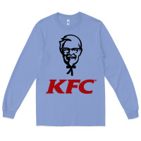 Colony Blue k.f.c-restaurant Long Sleeve Tee - ArtMosaic