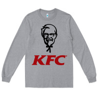 Heather Grey k.f.c-restaurant Long Sleeve Tee - ArtMosaic