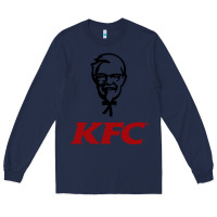 Navy k.f.c-restaurant Long Sleeve Tee - ArtMosaic