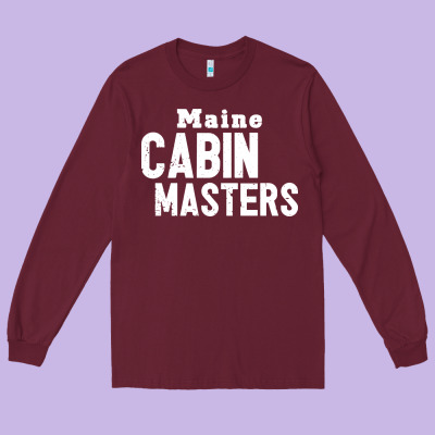 Maine Cabin Masters Long Sleeve Tee Designed By Artmosaic