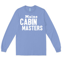Colony Blue maine cabin masters Long Sleeve Tee - ArtMosaic