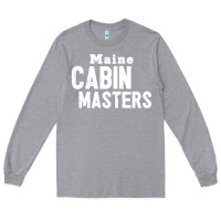 Heather Grey maine cabin masters Long Sleeve Tee - ArtMosaic