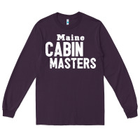 Plum maine cabin masters Long Sleeve Tee - ArtMosaic