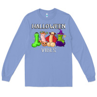 Colony Blue halloween vibes dick tie dye hippie retro lazy costume Long Sleeve Tee - ArtMosaic