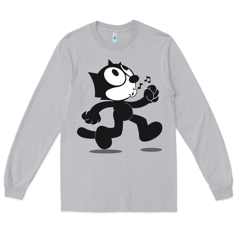 Felix The Cat Whistling Long Sleeve Tee by ArtMosaic | Teevron