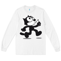 White felix the cat whistling Long Sleeve Tee - ArtMosaic