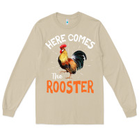 Mushroom Here Comes The Rooster Shirt Chicken Lady Outfit 243 Long Sleeve Tee - ArtMosaic