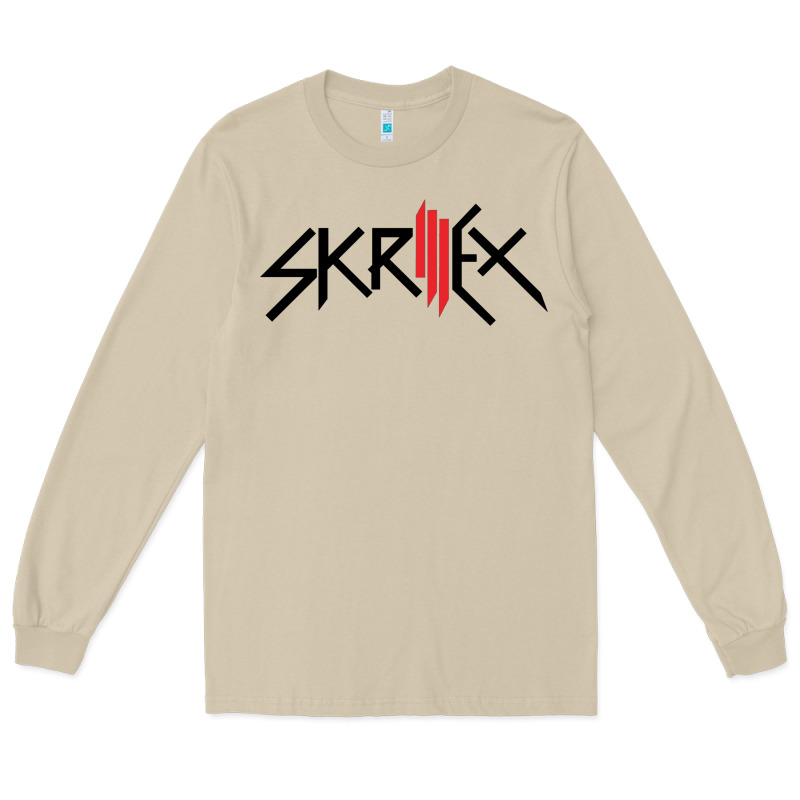 White Skrillex Long Sleeve Tee by ArtMosaic | Teevron
