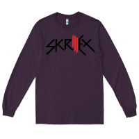Plum white skrillex Long Sleeve Tee - ArtMosaic