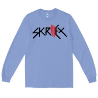 Colony Blue white skrillex Long Sleeve Tee - ArtMosaic
