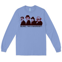 Colony Blue sure i'm a marxist Long Sleeve Tee - ArtMosaic
