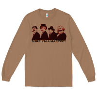 Toasted Coconut sure i'm a marxist Long Sleeve Tee - ArtMosaic