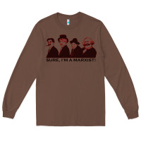 Chestnut sure i'm a marxist Long Sleeve Tee - ArtMosaic