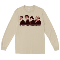 Mushroom sure i'm a marxist Long Sleeve Tee - ArtMosaic