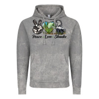Cloud Rock Peace Love Skunks Vintage Hoodie - LillyAllenDesigns
