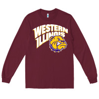 Burgundy eathernecks, western, illinois gifts Long Sleeve Tee - ArtMosaic