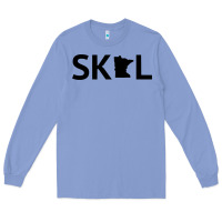 Colony Blue skol minnesota hoodie  let's go mn hooded sweatshirt Long Sleeve Tee - ArtMosaic